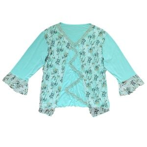 Fairy Whimsygoth Light Blue Top Size Medium
